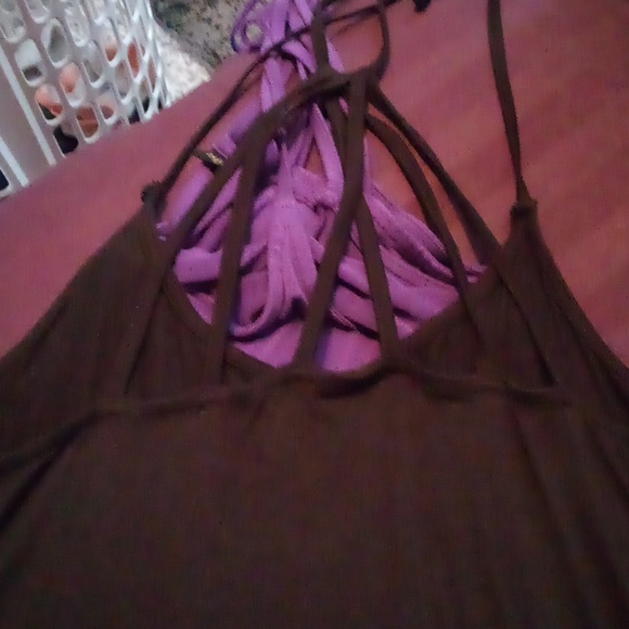 Lascana Purple and black Tank Top - Picture 11 of 14